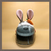 Cute Cartoon Plush Helmet Decoration Ears & Horns