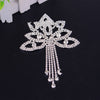 Bridal Accessories Crystal Applique Rhinestone Welding Tassel Rhinestone Flower