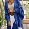 Women's Solid-Color Loose Casual Long Cardigan Sweater Coat