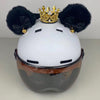 Royal Crown & Bunny Ear Helmet Decals