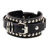 Edgy Rivet Faux Leather Unisex Bracelet