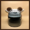 Cute Cartoon Plush Helmet Decoration Ears & Horns