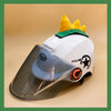 Cute Cartoon Plush Helmet Decoration Ears & Horns